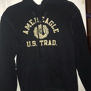American eagle hoodie color navy blue
